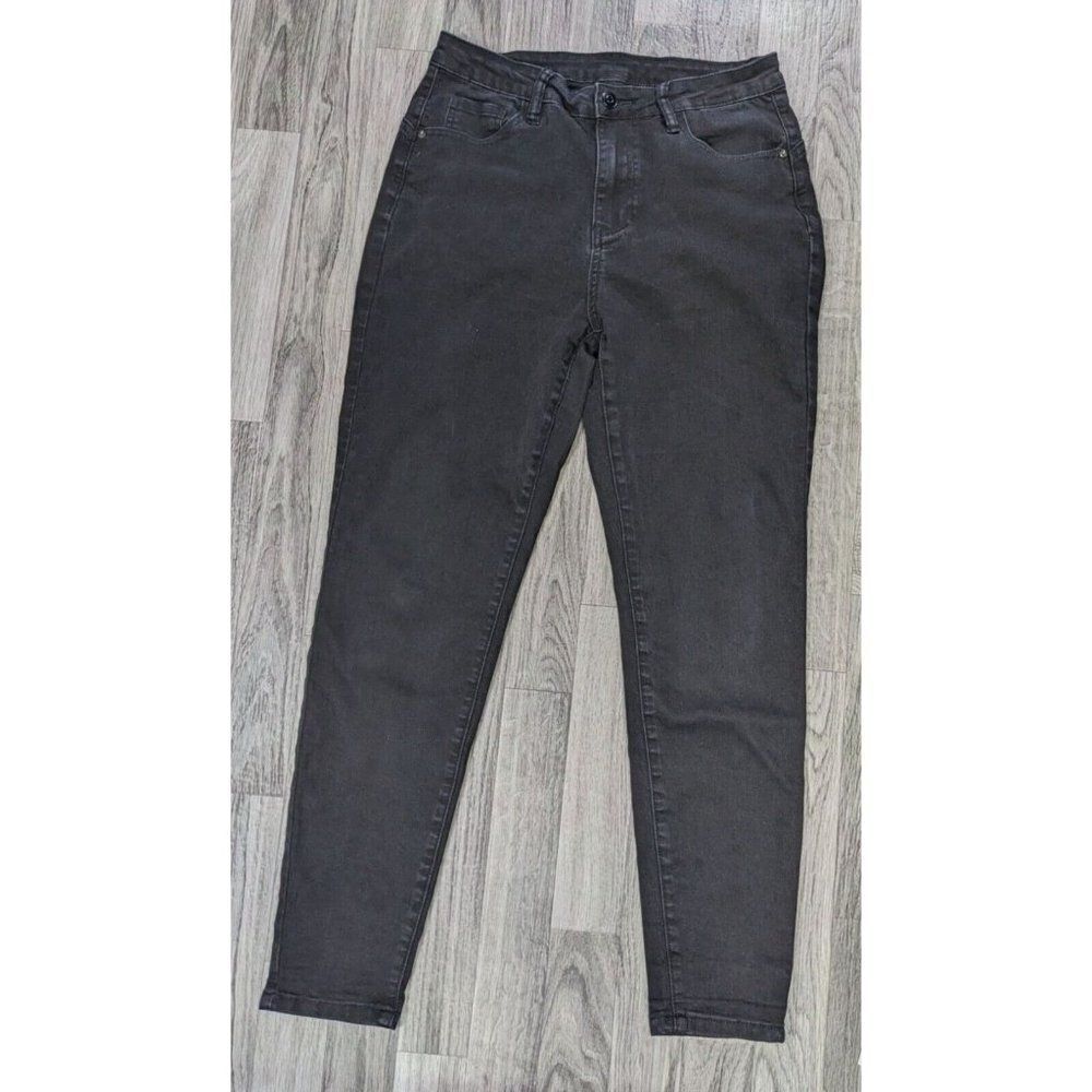 Shein Womens Size Large (8-10) Skinny Black Denim Jeans